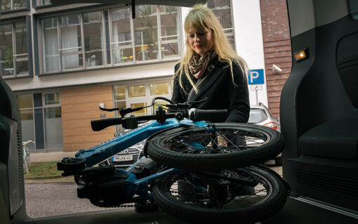 VICTORIA eFolding Faltrad eBike Klapprad Elektrorad emotion Auto einladen