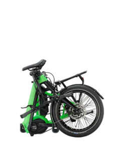 VICTORIA eFolding 7.2 2022 Faltrad eBike in grün Klapprad Elektrorad Freilauf tiefer Einstieg bequeme Sitzposition Bosch Active Line Plus 50Nm Motor Made in Germany gefaltet geklappt Packmaß
