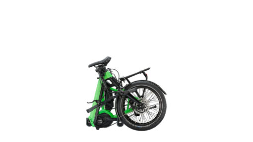 VICTORIA eFolding 7.2 2022 Faltrad eBike in grün Klapprad Elektrorad Freilauf tiefer Einstieg bequeme Sitzposition Bosch Active Line Plus 50Nm Motor Made in Germany gefaltet geklappt Packmaß