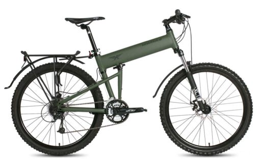 Montague Paratrooper - Das Faltbare MTB mit Army-Gehnen