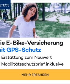 Alteos eBike Versicherung mit GPS Tracker - Diebstahlschutzpaket