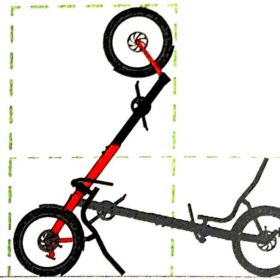 Hase Trike Dreirad - Senkrecht abstellbar