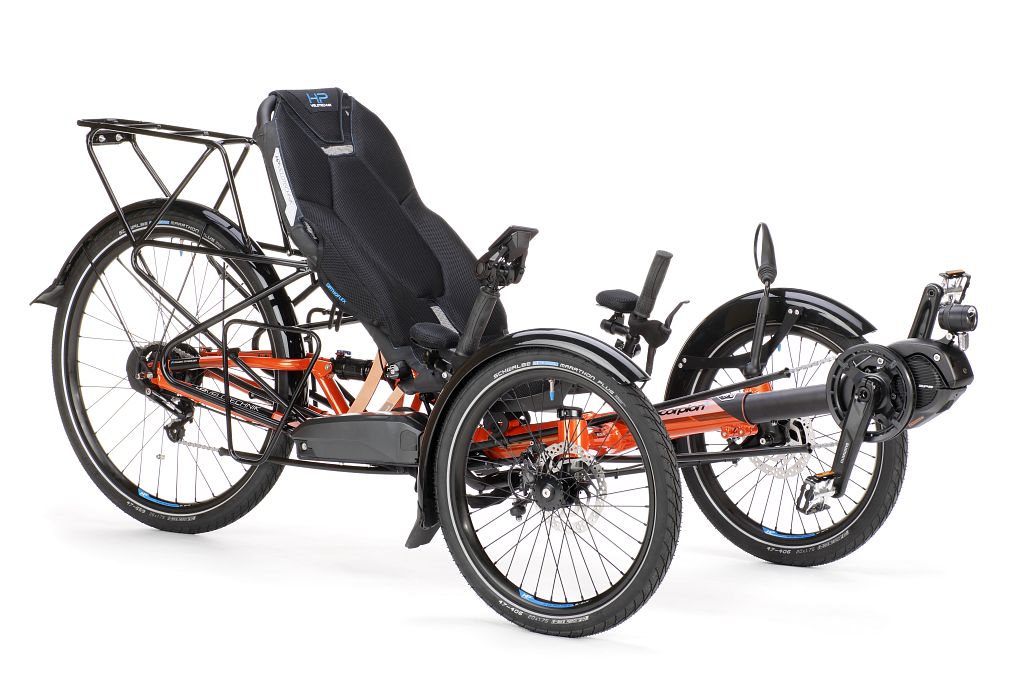HP Velotechnik Scorpion fx 26 Trike - faltbar, mittelhoch und reisetauglich – Bild 2