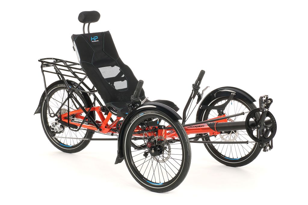 HP Velotechnik Scorpion fx 20 Trike - faltbar, mittelhoch und reisetauglich