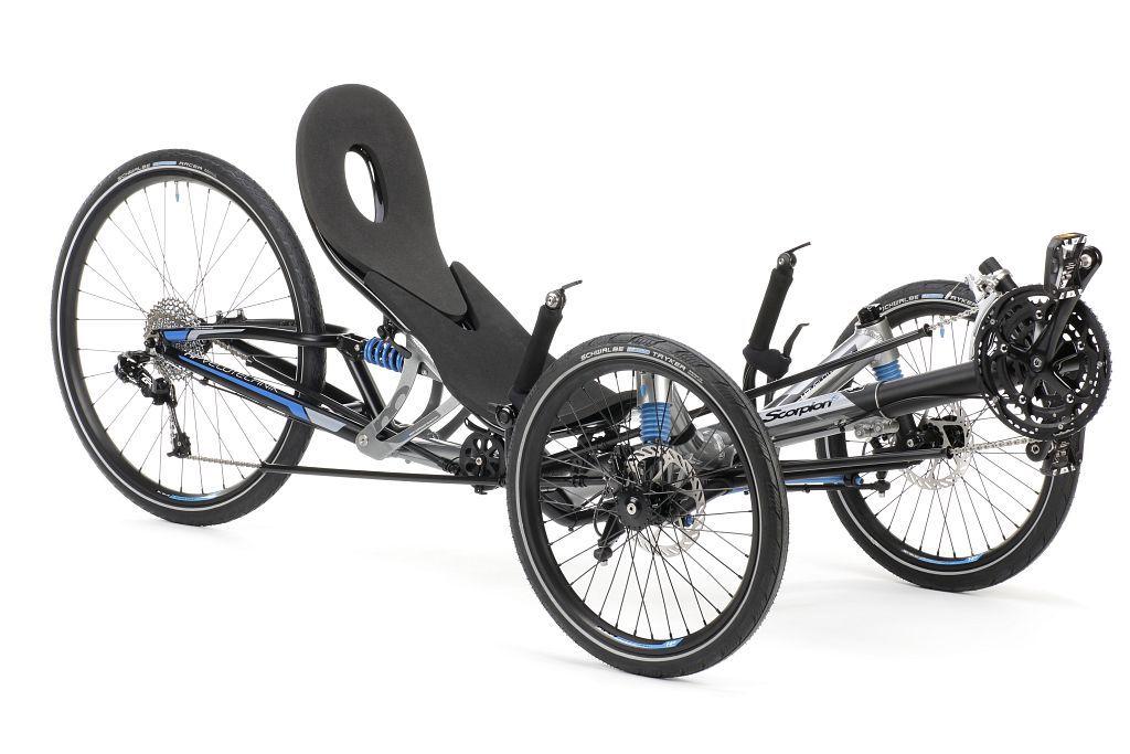 HP Velotechnik Scorpion fs 26 Trike - vollgefedert, spurstabil und faltbar – Bild 2