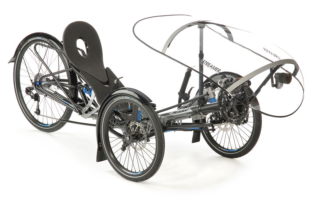 HP Velotechnik Scorpion fs 26 Trike - vollgefedert, spurstabil und faltbar – Bild 11