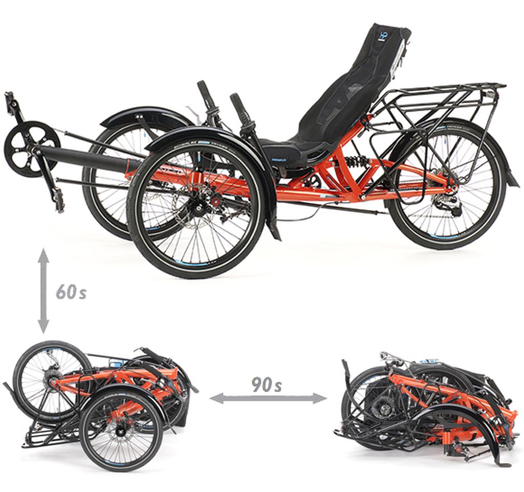 HP Velotechnik Scorpion fx 20 Trike - faltbar, mittelhoch und reisetauglich – Bild 8