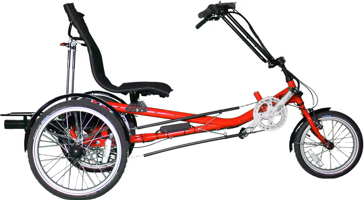 Lanztec Sesseldreirad optional mit Motor als eBike Trike