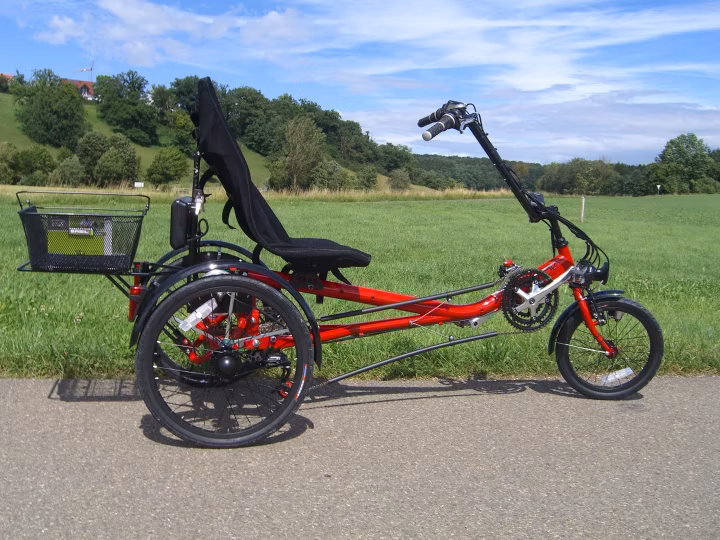 Lanztec Sesseldreirad optional mit Motor als eBike Trike – Bild 2